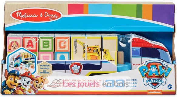 PAW Patrol Holz ABC Block Truck MD-33272 Melissa & Doug 8