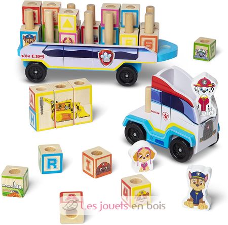 PAW Patrol Holz ABC Block Truck MD-33272 Melissa & Doug 2