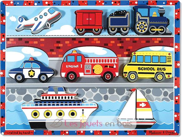 Puzzlefahrzeuge mit großen Stücken MD-13725 Melissa & Doug 6