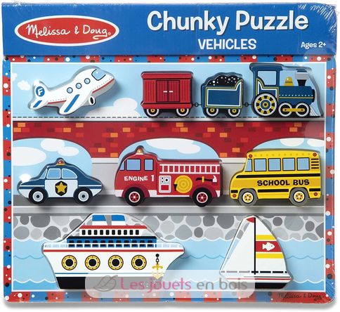 Puzzlefahrzeuge mit großen Stücken MD-13725 Melissa & Doug 4