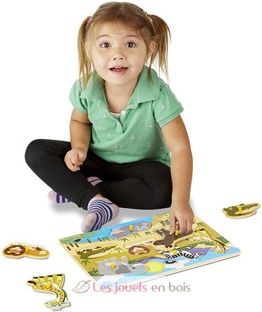 Safari Peg Puzzle - 7 Teile MD-19054 Melissa & Doug 6