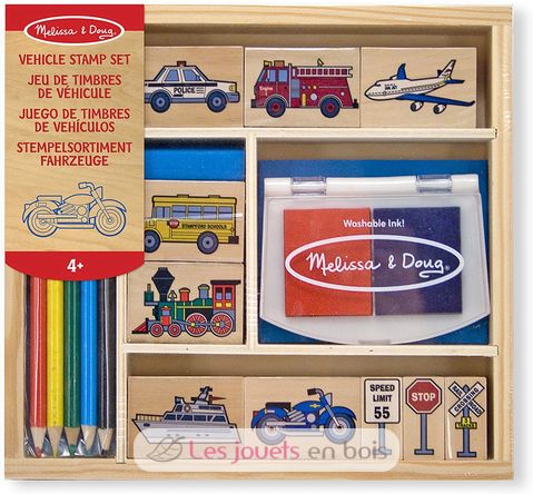 Stempelkissen Fahrzeuge M&D12409-3937 Melissa & Doug 1