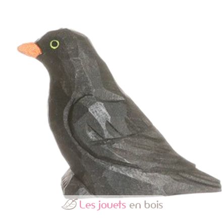 Figur Amsel aus Holz WU-41014 Wudimals 1