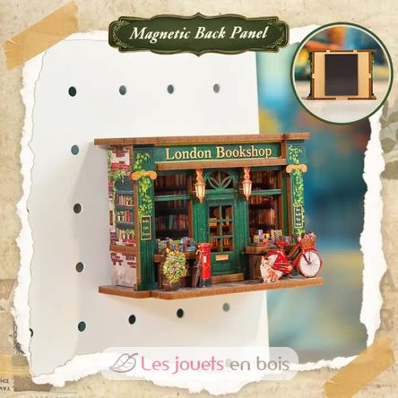 Mini Book Nook Londoner Buchhandlung CT110 Cartartem 5
