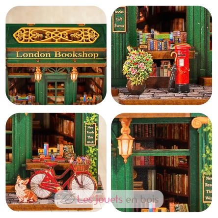 Mini Book Nook Londoner Buchhandlung CT110 Cartartem 6