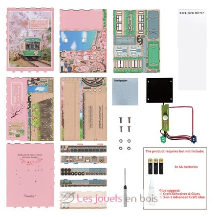 Book Nook Sakuras Reise T-TQ119 Tonecheer 2