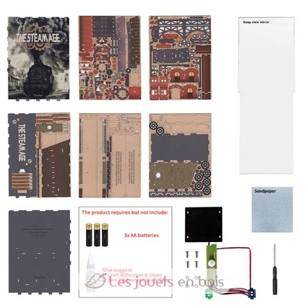 Book Nook Das Zeitalter des Dampfes T-TQ125 Tonecheer 2