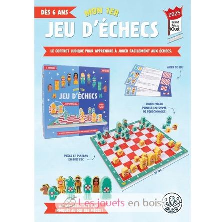 Mein erstes Schachspiel 6+ WJ-PP13927 Wilson Jeux 5