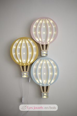 Heißluftballon-Nachtlampe blau LL027-364 Little Lights 4