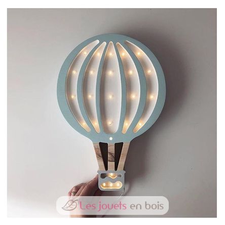 Heißluftballon-Nachtlampe blau LL027-364 Little Lights 2