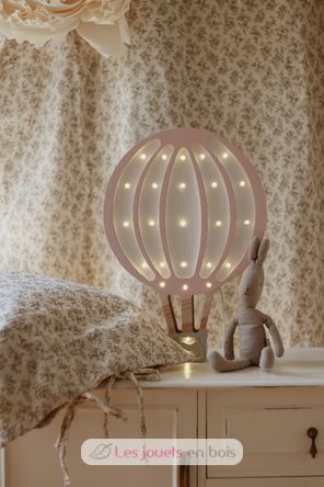 Heißluftballon-Nachtlampe rosa LL027-335 Little Lights 5
