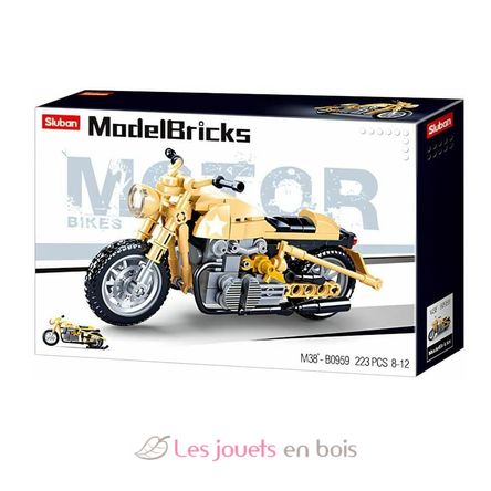Model Bricks - Militärmotorrad SL-M38-B0959 Sluban 4