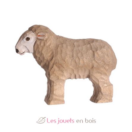 Figur Schaf aus Holz WU-40605 Wudimals 1