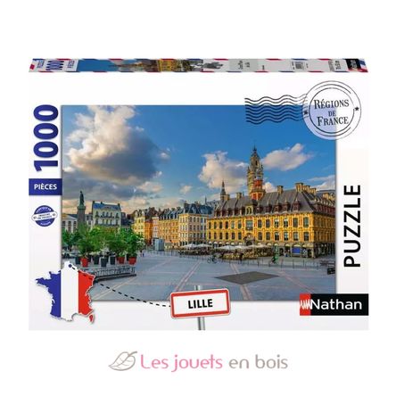 Puzzle Der Grand Place in Lille 1000 Teile NA12001880 Nathan 2