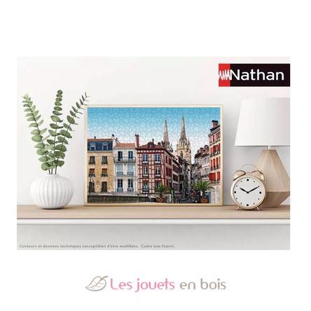 Puzzle Die Stadt Bayonne 500 Teile NA12001873 Nathan 4