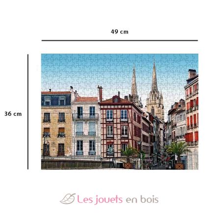 Puzzle Die Stadt Bayonne 500 Teile NA12001873 Nathan 3