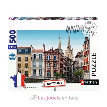 Puzzle Die Stadt Bayonne 500 Teile NA12001873 Nathan 2