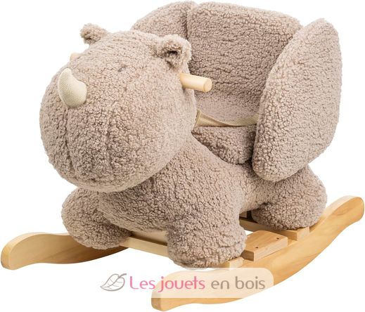 Schaukeltier Nashorn Teddy taupe NA544023 Nattou 1