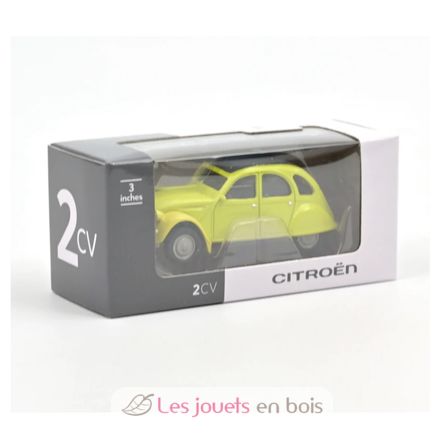 Miniatur-Citroën 2CV 1978 gelb NO-AMC0191027-JAUNE Norev 2