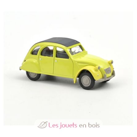 Miniatur-Citroën 2CV 1978 gelb NO-AMC0191027-JAUNE Norev 4