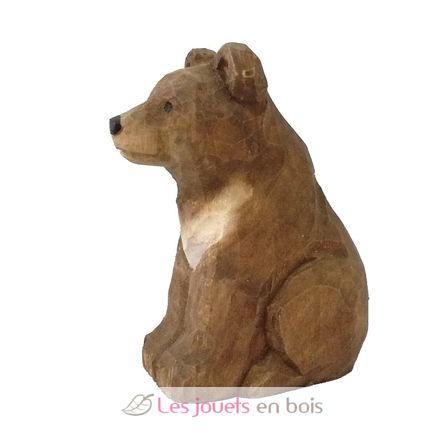 Figur Bärenjunges aus Holz WU-40466 Wudimals 1
