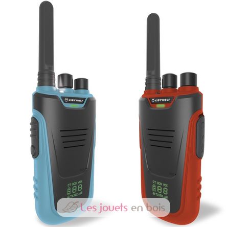 Kidytalk Walkie Talkies blau rot KW-KIDYTALK-BR Kidywolf 1