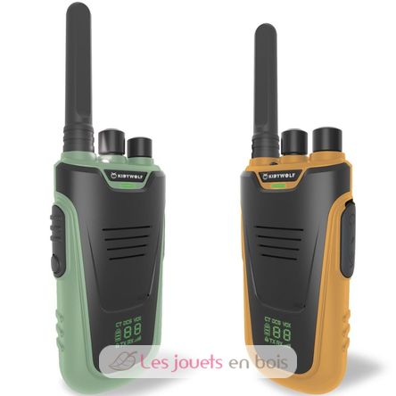 Kidytalk Walkie Talkies orange grün KW-KIDYTALK-GO Kidywolf 1