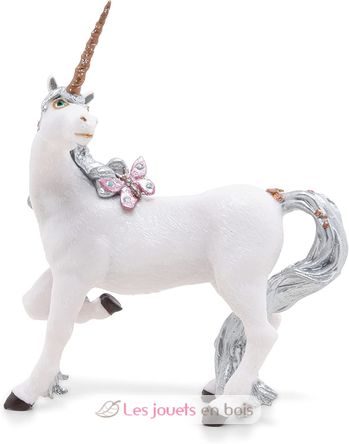 Silberne Einhornfigur PA39038-2861 Papo 5