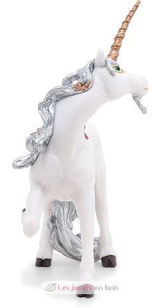 Silberne Einhornfigur PA39038-2861 Papo 3