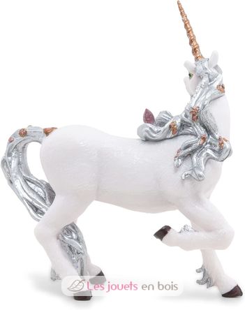 Silberne Einhornfigur PA39038-2861 Papo 2