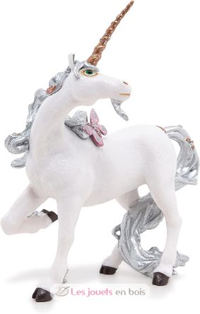 Silberne Einhornfigur PA39038-2861 Papo 1