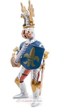 Blaue Ritter-Fleur-de-Lis-Figur PA39788 Papo 5