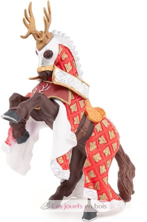 Pferd des Waffenmeisters, Hirschwappen-Figur PA39912-2870 Papo 6