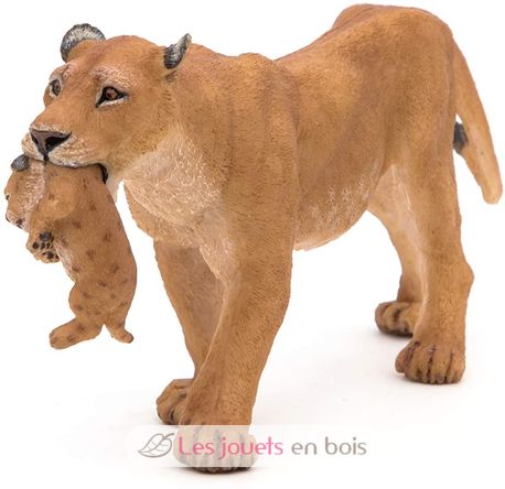 Löwin-Figur mit ihrem kleinen Löwenbaby PA50043-2909 Papo 4