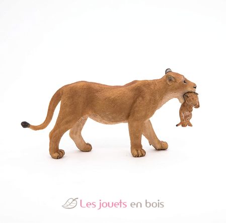 Löwin-Figur mit ihrem kleinen Löwenbaby PA50043-2909 Papo 7
