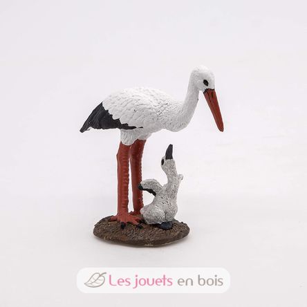 Storch und ihre Babyfigur PA50159-3931 Papo 2