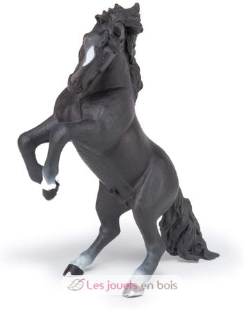 Schwarze tänzelnde Pferdefigur PA51522-2923 Papo 4