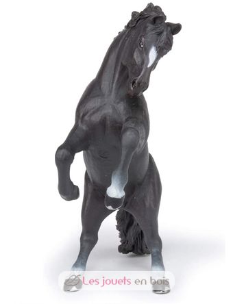 Schwarze tänzelnde Pferdefigur PA51522-2923 Papo 3