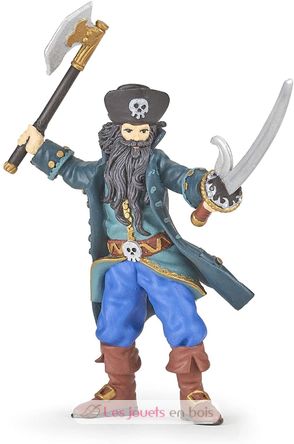 Blackbeard-Piratenfigur PA-39477 Papo 1