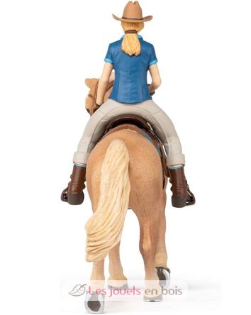 Westernpferd und seine Reiterfigur PA-51566 Papo 6