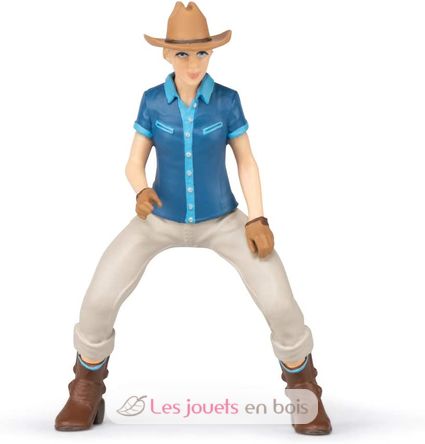 Westernpferd und seine Reiterfigur PA-51566 Papo 9