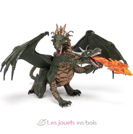 Zwei Kopfdrachenfigur PA36019 Papo 3