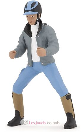 Figur eines jungen Reiters PA52008-3644 Papo 6