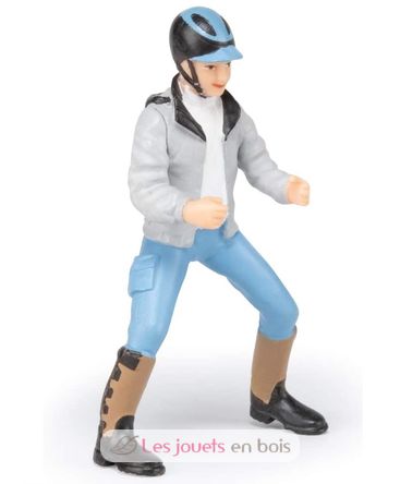 Figur eines jungen Reiters PA52008-3644 Papo 5