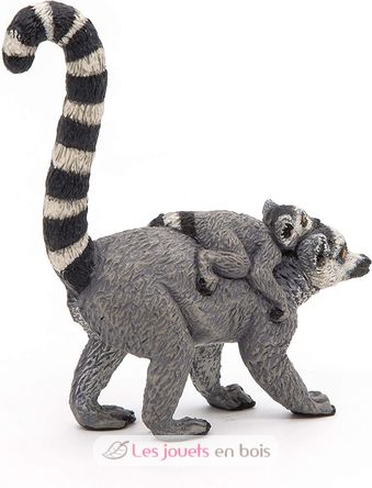 Lemurenfigur und sein Baby PA50173-5267 Papo 3