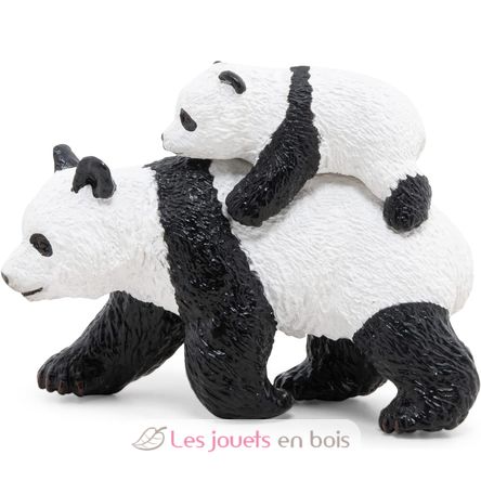 Pandafigur und sein Baby PA50071-3119 Papo 3
