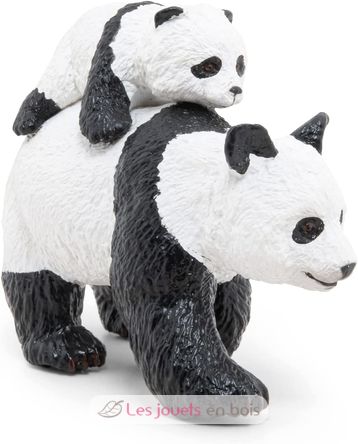 Pandafigur und sein Baby PA50071-3119 Papo 5