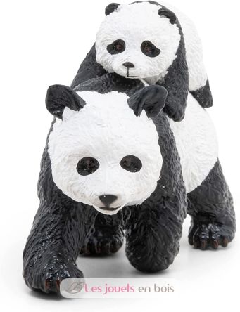 Pandafigur und sein Baby PA50071-3119 Papo 4