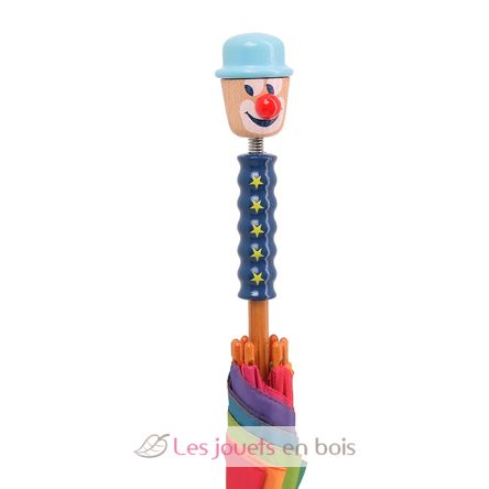 Regenschirm Clown blau V4419 Vilac 3