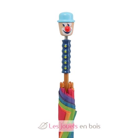 Regenschirm Clown blau V4419 Vilac 4